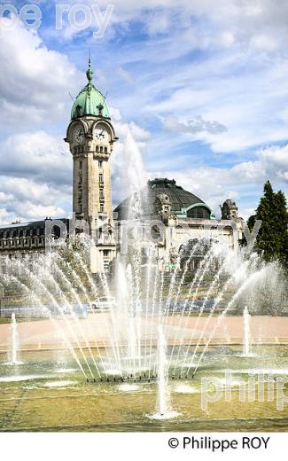 GARE  DES BENEDICTINS, LIMOGES, HAUTE-VIENNE, LIMOUSIN. (87F01336.jpg)