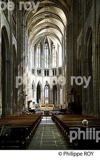 LA CATEDRALE SAINT-ETIENNE, LIMOGES, HAUTE-VIENNE. (87F01632.jpg)