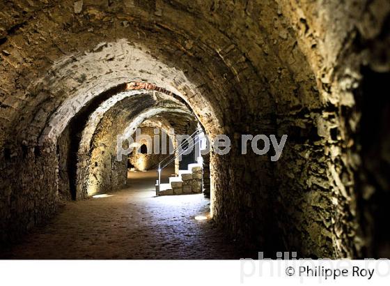 SOUTERRAIN,  DE LA REGLE , ABBAYE DE LA REGLE, LIMOGES, HAUTE-VIENNE. (87F01728.jpg)