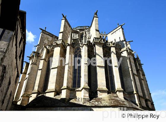 LA CATEDRALE SAINT-ETIENNE, LIMOGES, HAUTE-VIENNE. (87F01731.jpg)