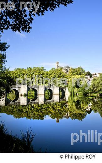 LA VIENNE, LE PONT SAINT-ETIENNE, ET VILLE DE  LIMOGES, HAUTE-VIENNE. (87F01832.jpg)