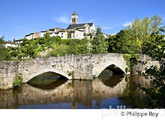 VILLE DE BELLAC, BASSE MARCHE,  HAUTE-VIENNE, LIMOUSIN. (87F02421.jpg)