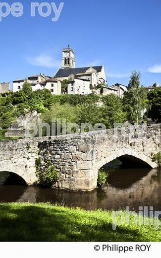 VILLE DE BELLAC, BASSE MARCHE,  HAUTE-VIENNE, LIMOUSIN. (87F02422.jpg)