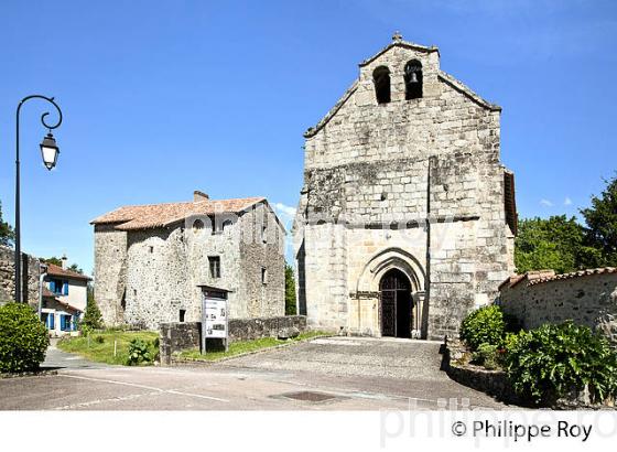 VILLAGE DE BREUILAUFA, MONTS DE BLOND,  HAUTE-VIENNE, LIMOUSIN. (87F02706.jpg)