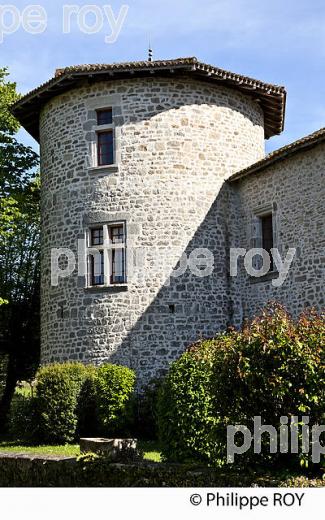 VILLAGE DE MORTEMART, MONTS DE BLOND,  HAUTE-VIENNE, LIMOUSIN. (87F02723.jpg)