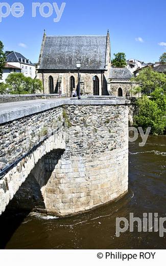 LA VIENNE, SAINT-JUNIEN, HAUTE-VIENNE, LIMOUSIN. (87F02929.jpg)