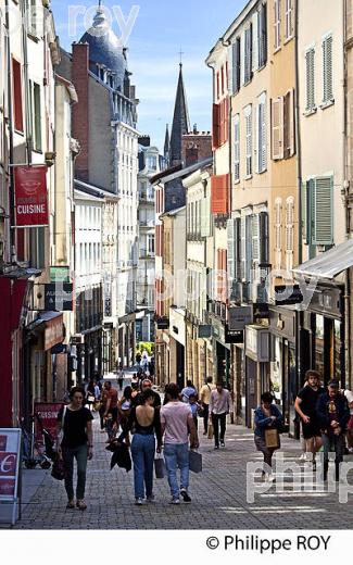 RUE COMMERCANTE,  QUARTIER DU CHATEAU, LIMOGES, HAUTE-VIENNE. (87F03102.jpg)