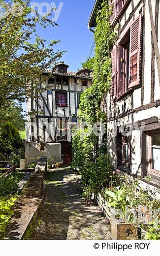 QUARTIER DE L' ABBESAILLE,  RIVE  DE LA VIENNE, LIMOGES, HAUTE-VIENNE. (87F03306.jpg)