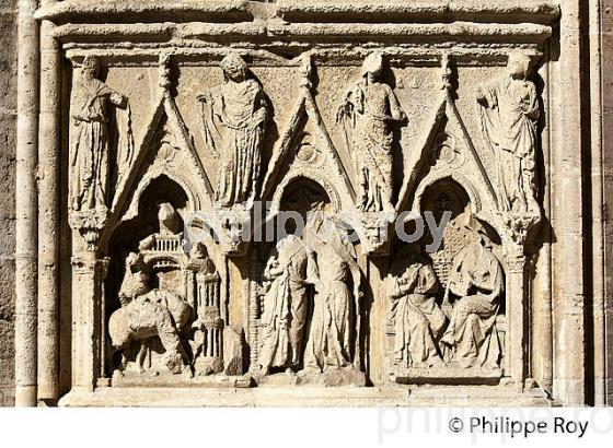 CATHEDRALE SAINT ETIENNE, VILLE D' AUXERRE, YONNE, BOURGOGNE. (89F00319.jpg)