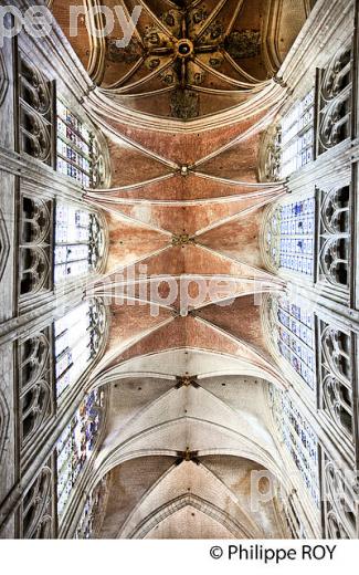 CATHEDRALE SAINT ETIENNE, VILLE D' AUXERRE, YONNE, BOURGOGNE. (89F00325.jpg)