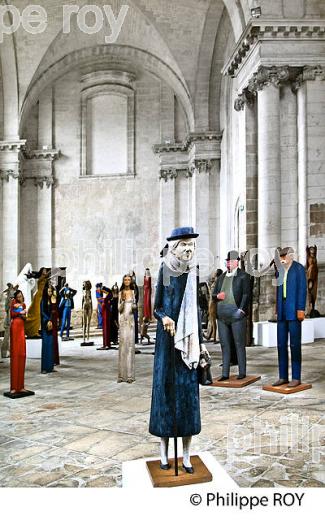 CHAPELLE DES VISITANTIDES ET EXPOSITION PERMANENTE DE FRANCOIS BROCHET, VILLE D' AUXERRE, YONNE, BOURGOGNE. (89F00435.jpg)