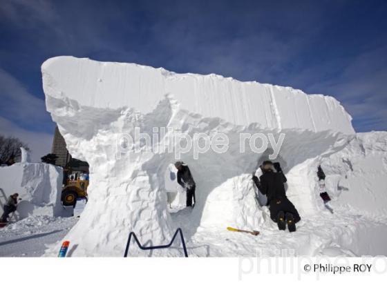 CONCOURS DE SCULPTURE SUR NEIGE, CARNAVAL DE QUEBEC (CA001206.jpg)
