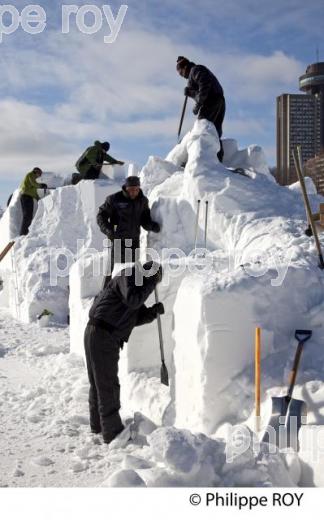 CONCOURS DE SCULPTURE SUR NEIGE, CARNAVAL DE QUEBEC (CA001210.jpg)