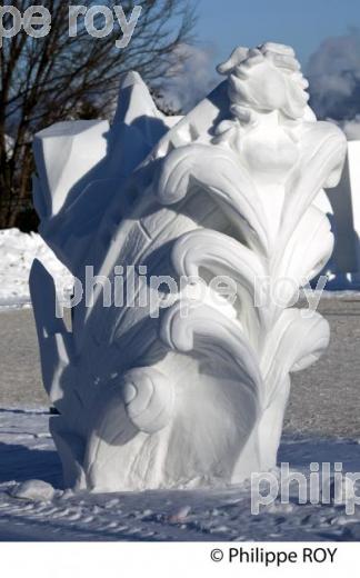 CONCOURS DE SCULPTURE SUR NEIGE, CARNAVAL DE QUEBEC (CA001218.jpg)