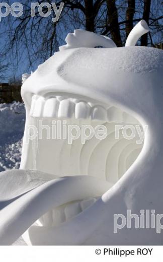 CONCOURS DE SCULPTURE SUR NEIGE, CARNAVAL DE QUEBEC (CA001226.jpg)