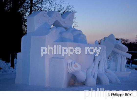 CONCOURS DE SCULPTURE SUR NEIGE, CARNAVAL DE QUEBEC (CA001303.jpg)