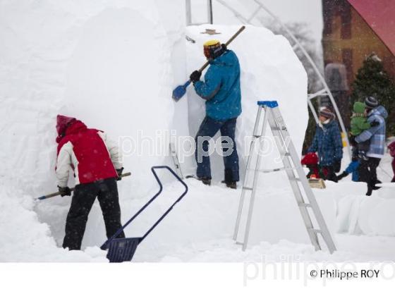 CONCOURS DE SCULPTURE SUR NEIGE, CARNAVAL DE QUEBEC (CA001309.jpg)