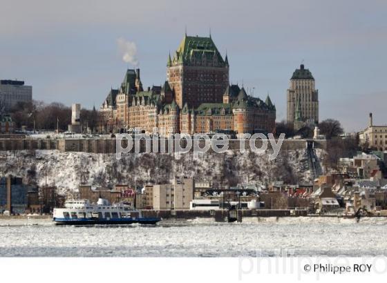 VILLE DE QUEBEC ET LE FLEUVE SAINT LAURENT EN HIVER (CA002004.jpg)
