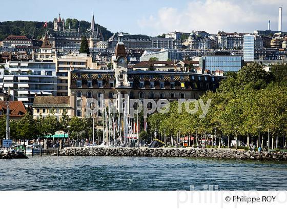 LE PORT D' OUCHY, LAUSANNE, LAC LEMAN, SUISSE (CH001401.jpg)