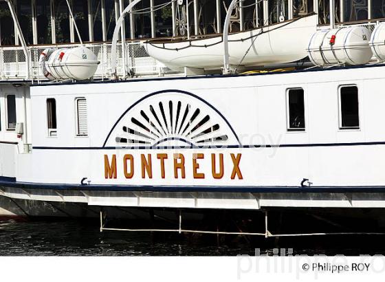 MONTREUX, BATEAU BELLE EPOQUE, CROISIERE, LAC LEMAN (CH001524.jpg)