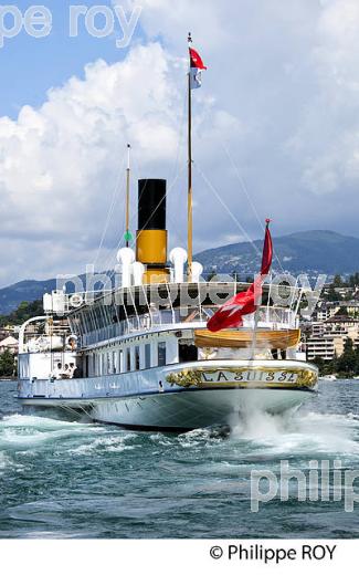 BATEAU BELLE EPOQUE, CROISIERE, LAC LEMAN, SUISSE (CH001534.jpg)