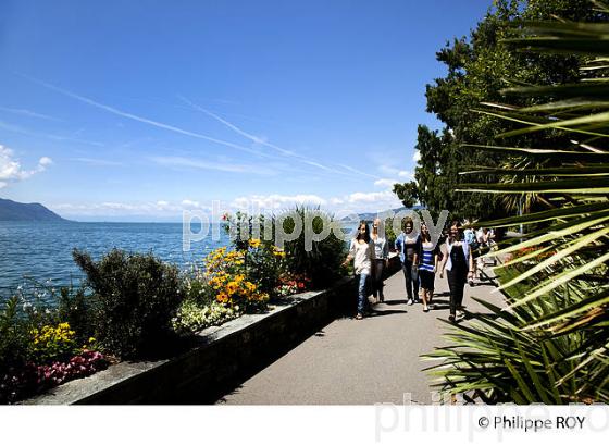 PROMENADE, TOURISME, QUAI DES FLEURS, MONTREUX, SUISSE (CH001733.jpg)