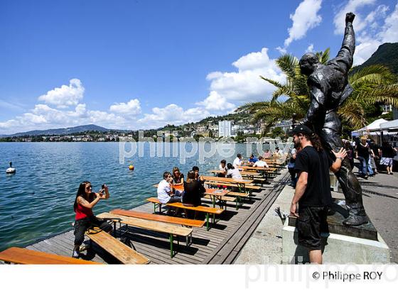STATUE DE FREDY MERCURY, QUAI, MONTREUX, LAC LEMAN, SUISSE (CH001801.jpg)