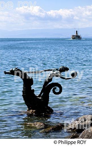 SCULPTURE ART CONTEMPORAIN, VEVEY, LAC LEMAN, SUISSE (CH001819.jpg)