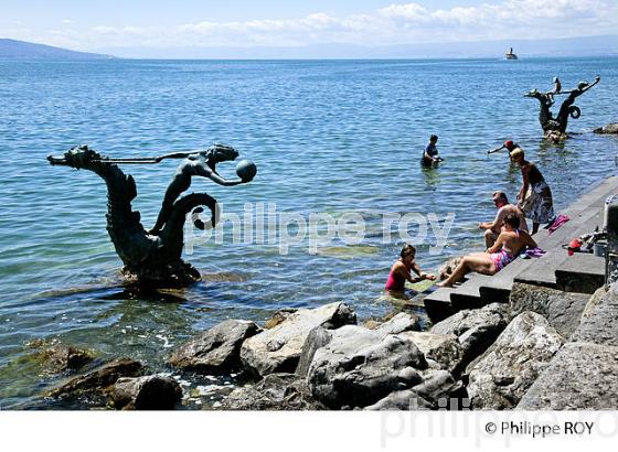 SCULPTURE ART CONTEMPORAIN, VEVEY, LAC LEMAN, SUISSE (CH001821.jpg)
