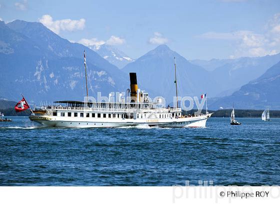 CROISIERE, BATEAU BELLE EPOQUE, VEVEY, LAC LEMAN, SUISSE (CH001917.jpg)