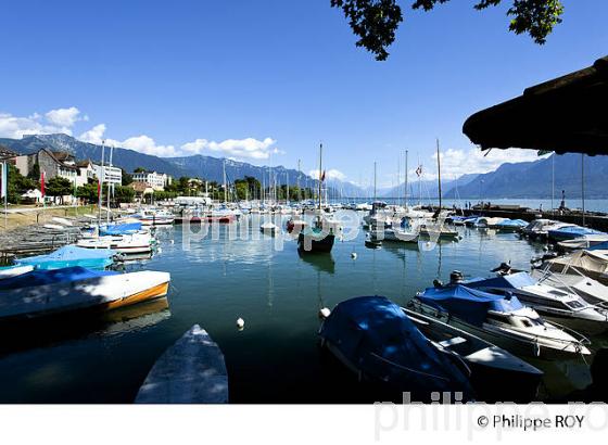 PORT DE PLAISANCE DE LA TOUR DE PEILZ, VEVEY, SUISSE (CH001924.jpg)