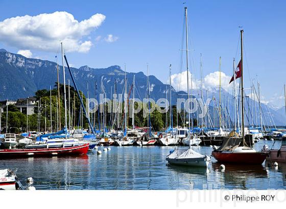 PORT DE PLAISANCE DE LA TOUR DE PEILZ, VEVEY, SUISSE (CH001925.jpg)