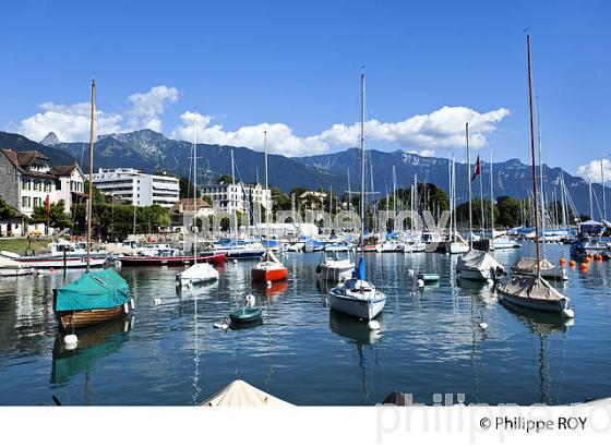 PORT DE PLAISANCE DE LA TOUR DE PEILZ, VEVEY, SUISSE (CH001927.jpg)