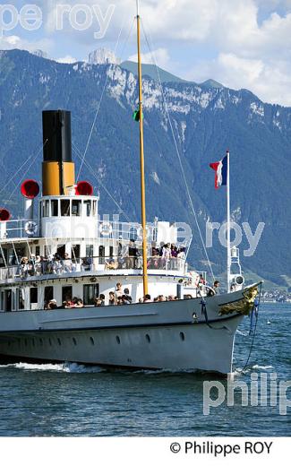 CROISIERE, BATEAU BELLE EPOQUE, VEVEY, LAC LEMAN, SUISSE (CH002001.jpg)