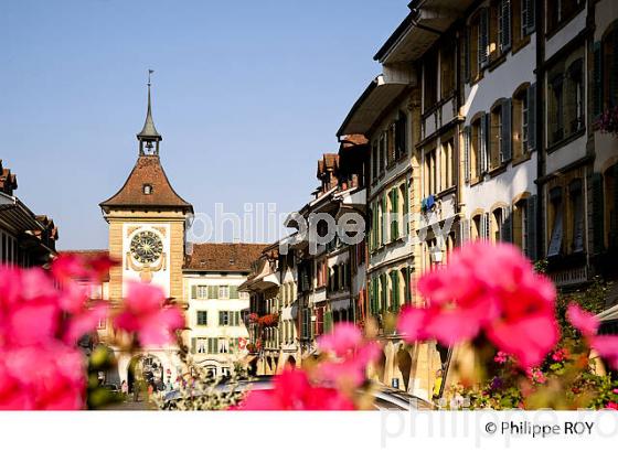 VILLE DE MORAT, CANTON DE FRIBOURG, SUISSE (CH002236.jpg)
