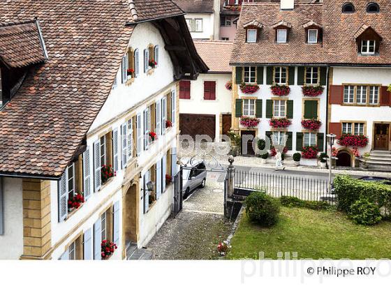 VILLE DE MORAT, CANTON DE FRIBOURG, SUISSE (CH002310.jpg)