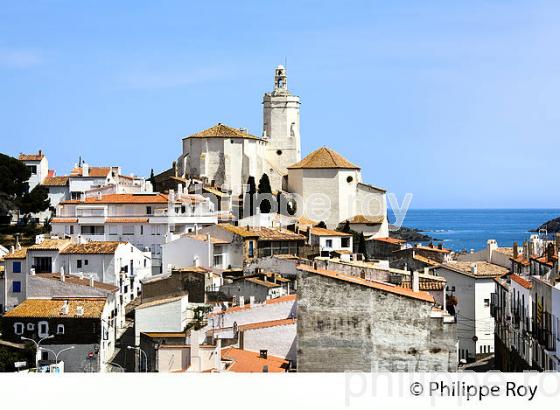 VILLAGE DE CADAQUES, COSTA BRAVA,GERONE, CATALOGNE. (ES002018.jpg)