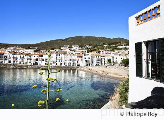 VILLAGE DE CADAQUES, COSTA BRAVA,GERONE, CATALOGNE. (ES002029.jpg)