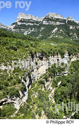 MASSIF DES SESTRALES,  RIO VELLOS, CANYON DE ANISCLO, PYRENEES ARAGONAISES, ESPAGNE. (ES02511.jpg)