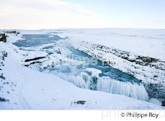 CASCADE DE GULLFOSS EN HIVER, SUDURLAND, ISLANDE (IS000602.jpg)