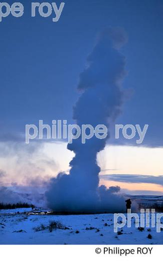 CHAMP  GEOTHERMIQUE DU GEYSER  GEYSIR, SUDURLAND, ISLANDE (IS000633.jpg)