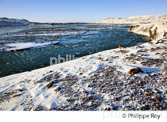 LA RIVIERE FOSSA EN HIVER  SUDURLAND, ISLANDE (IS000736.jpg)