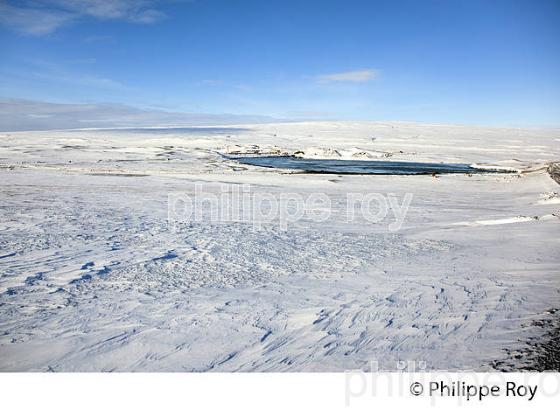 PAYSAGE D' HIVER, LAC HRAUNEYJALON, MASSIF  DU LANDMANNALAUGAR, SUDURLAND, ISLANDE (IS000828.jpg)