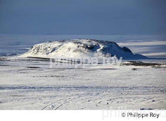 PAYSAGE D' HIVER, LAC HRAUNEYJALON, MASSIF  DU LANDMANNALAUGAR, SUDURLAND, ISLANDE (IS000837.jpg)