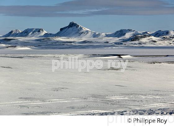 PAYSAGE D' HIVER, LAC HRAUNEYJALON, MASSIF  DU LANDMANNALAUGAR, SUDURLAND, ISLANDE (IS000839.jpg)