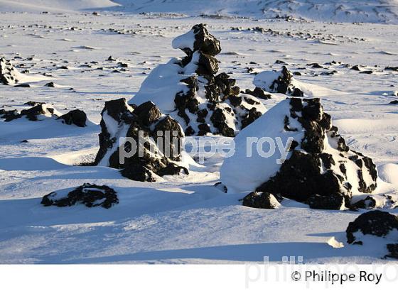 PAYSAGE D' HIVER, MASSIF  DU LANDMANNALAUGAR, SUDURLAND, ISLANDE (IS000928.jpg)