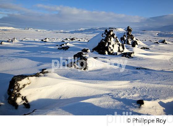 PAYSAGE D' HIVER, MASSIF  DU LANDMANNALAUGAR, SUDURLAND, ISLANDE (IS000929.jpg)