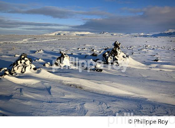 PAYSAGE D' HIVER, MASSIF  DU LANDMANNALAUGAR, SUDURLAND, ISLANDE (IS000930.jpg)