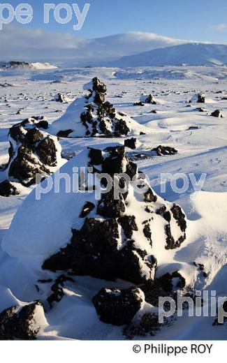 PAYSAGE D' HIVER, MASSIF  DU LANDMANNALAUGAR, SUDURLAND, ISLANDE (IS000932.jpg)