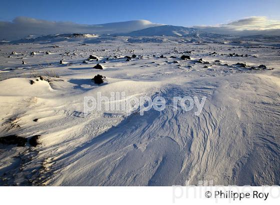 PAYSAGE D' HIVER, MASSIF  DU LANDMANNALAUGAR, SUDURLAND, ISLANDE (IS000936.jpg)